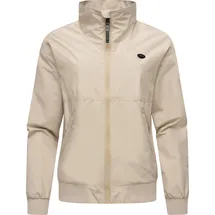 Ragwear leichte Damen, Übergangsjacke wasserdichte Regenjacke (Wassersäule 11.000 mm) kurz atmungsaktiv Goona YOUMODO Sand Gr. L - L