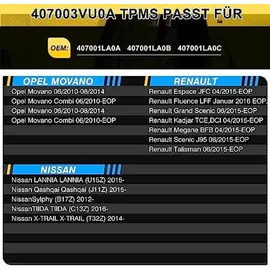 gearever Reifendrucksensor für BMW 1er 2er 3er 4er F20 F21 F22 F23 F30 F31