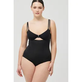 Ysabel Mora Shaping-Body YSABEL MORA, Damen, Gr. L, N-Gr, schwarz, Single Jersey, Obermaterial: 86% Baumwolle, 14% Elasthan, eng, Bodys, mittlerer Form-Effekt, atmungsaktiv, Baumwollmix, elastisch