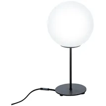 Fischer Leuchten Tischlampe Glaskugel Schwarz