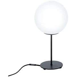 Fischer Leuchten Tischlampe Glaskugel Schwarz