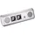SOTech Doppelsteckdose 2 Schuko Grau