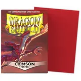 Dragon Shield: Crimson - Matte Sleeves - Standard Size