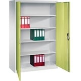 Californian Products CP Stahlschrank C 2000 Acurado 9480-000 S10758 lichtgrau, clowngrün 120,0 x 50,0 x 195,0 cm, aufgebaut