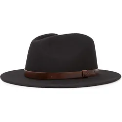 Brixton Messer Fedora Hut, schwarz, Größe L
