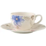 Villeroy & Boch Mariefleur Gris Basic Kaffeetasse mit Untertasse