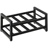 Costway Weinregal 42,5 x 24,5 x 20,5 cm Schwarz