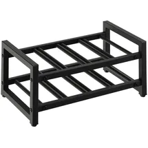 Costway Weinregal 42,5 x 24,5 x 20,5 cm Schwarz
