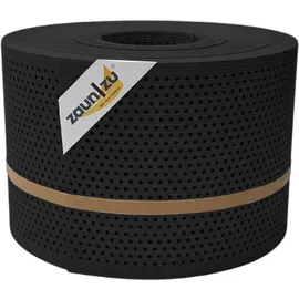 zaunzu® Sichtschutzstreifen 50 m x 19 cm Schwarz PP