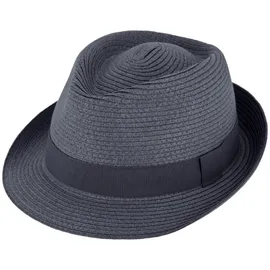 Fiebig Trilby Strohhut blau 61