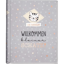 Häfft-Verlag GmbH, Fotoalbum, Fotoalbum Baby Willkommen kleiner Schatz Dotty Tiger