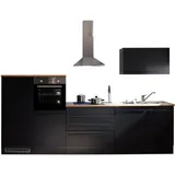 BASIC by Balculina Küchenzeile Jazz 320 cm schwarz
