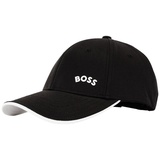 Boss Baseball Cap Cap-Bold-Curved Schirmunterseite in Kontrastfarbe schwarz