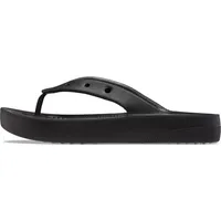 Crocs Women's Classic Platform Flip W Clog, Black, 5 UK