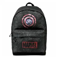 Karactermania - Plecak Marvel Captain America 43cm, funkcjonalny i stylowy - Schwarz