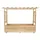 hardin 1fachgut Pflanzkasten mit Rankgitter 128 x 44 x 104 cm Natur