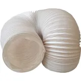 daniplus Abluftschlauch PVC flexibel Ø 150 mm, 6 m z.B. für Klimaanlagen, Wäschetrockner, Abzugshaube