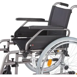 Bischoff & Bischoff S-Eco 2 Rollstuhl faltbar mit Kniehebelbremse 52 cm Sitzbreite anthrazit