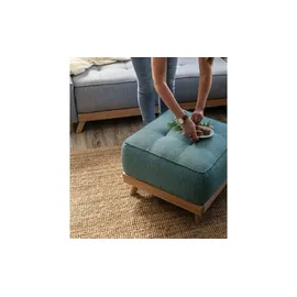 miuform Fußhocker Dazzling Daisy 56 x 42 cm Türkis/Petrol
