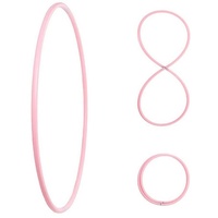 Hoopomania Hula-Hoop-Reifen Faltbarer Hula Hoop, HDPE-20mm, Pink, Ø100cm rosa Ø 100 cm