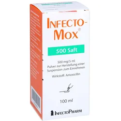 INFECTOMOX 500 Saft Pulver z.Herst.e.Susp.z.Einn. 100 ml