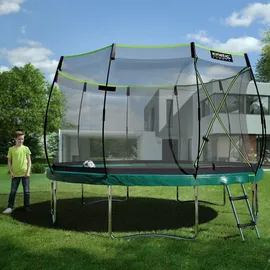 Kinetic Sports Bungee Safety Elite 366 cm inkl. Sicherheitsnetz grün