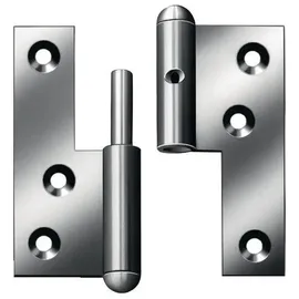 Vormann Türaufschraubband Breite geöffnet 72mm Höhe 80mm links blau