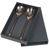 Broste Copenhagen 14479067 Hune Salatbesteck, Edelstahl, 28,5cm