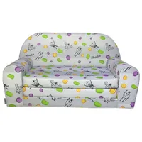 FORTISLINE Kindersitzgruppe Kindersofa "MINI" Kindercouch zum Aufklappen W386 bunt