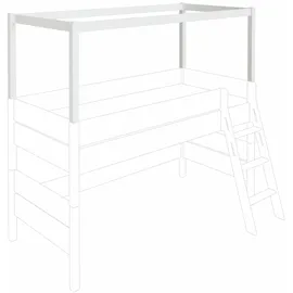 Paidi Baldachinaufbau Spielbett Tiago 97,6 x 71 x 210 cm Holzart nicht angegeben weiß
