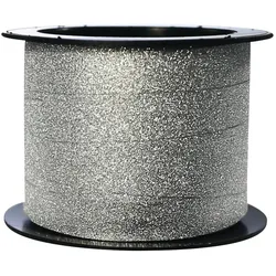 Clairefontaine Geschenkbänder 18 Stück 10mx10mm Glitzer gold/silber/schwarz - Sortierung 612697C