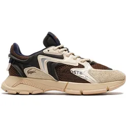 Lacoste L003 NEO TRAINERS - Braun/Beige - 11