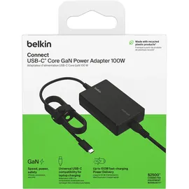 Belkin USB-C GaN Netzteil 100W Power Delivery schw. INC016vfBK