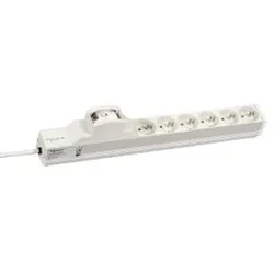 Schneider Electric NSYAPU19F6F Actassi, 1HE Stromverteilerschiene, 6 Steckdosen+diff. Schutz 30mA 19P UTE