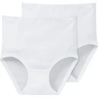 SCHIESSER Damen 2 Pack Taillenslip-Original Taillenslips, Weiss_000005, 42 (2er Pack)