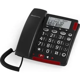Amplicomms BigTel 48 Plus schnurgebundenes Großtasten Telefon Pencils Writing Combo - Grau