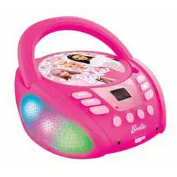 LEXIBOOK Barbie Bluetooth® CD-Spieler mit Lichteffekten