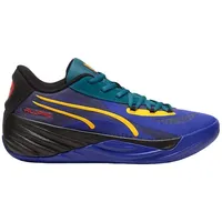 Puma All-Pro NITROTM Crowd Craze Basketballschuhe Erwachsene PUMA BLAU|GRÜN|SCHWARZ 41 (UK 7.5)