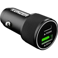 Kunzer 7USBAC12 Adapter 1x USB-A, 1x USB-C® Schwarz