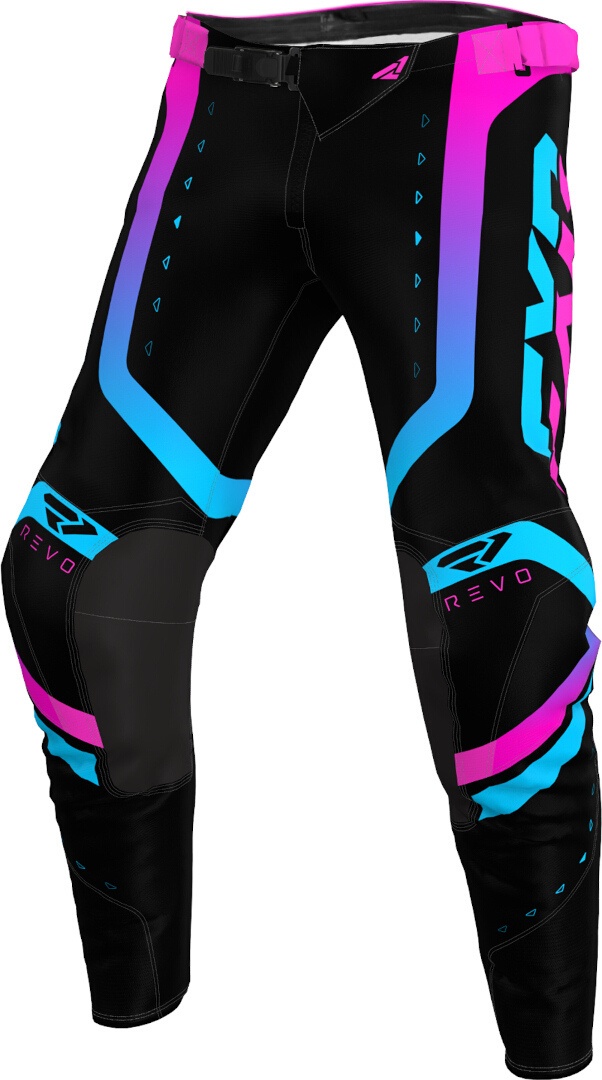 FXR Revo Pro LE Motorcross broek, zwart-pink, 28