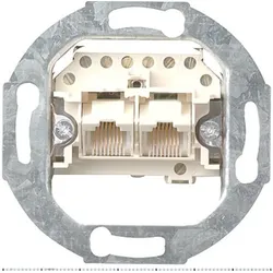 1St. Gira 018700 Steckdose UAE TAE 2x8 Pol. Einsatz