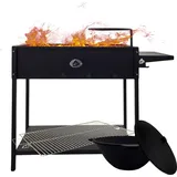 Grillpeter Mangal Set Batyr 60 Schaschlikgrill 60 cm mit Grillrost Kasan 8L