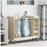 vidaXL Golf Schrank Mit Rad Uni Sonoma-Eiche 120 x 45 x 98 cm