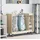 vidaXL Golf Schrank Mit Rad Uni Sonoma-Eiche 120 x 45 x 98 cm