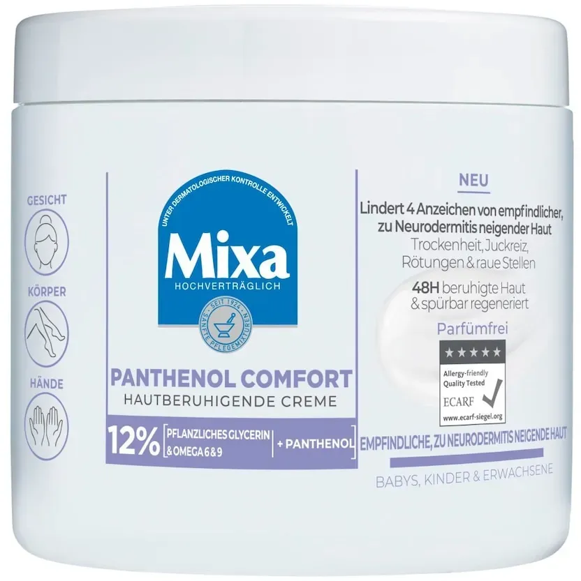 Mixa Panthenol Comfort Hautberuhigende Creme Bodylotion 400 ml