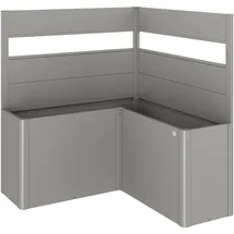 Biohort Belvedere L150 Sichtschutzelement 2 Stk. mit Acrylglas 152 x 91 cm grau