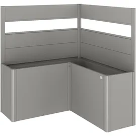 Biohort Belvedere L150 Sichtschutzelement 2 Stk. mit Acrylglas 152 x 91 cm grau