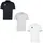 adidas Herren Poloshirt Entrada 26 Polo 3er Set JZ6660+JZ6662+JZ6661 XS - Black/Grey/White - XS