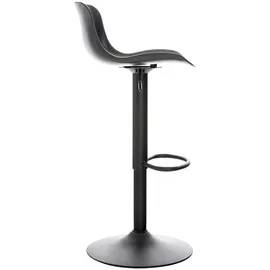 deluke Barhocker, Schwarz, Kunststoff, 44x81x44 cm, Esszimmer, Barmöbel, Barhocker