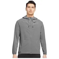 Nike Mens Jacket Pro Dri-Fit Flex Vent Max, Particle Grey/Iron Grey/Black, DM5946-073, XL - XL